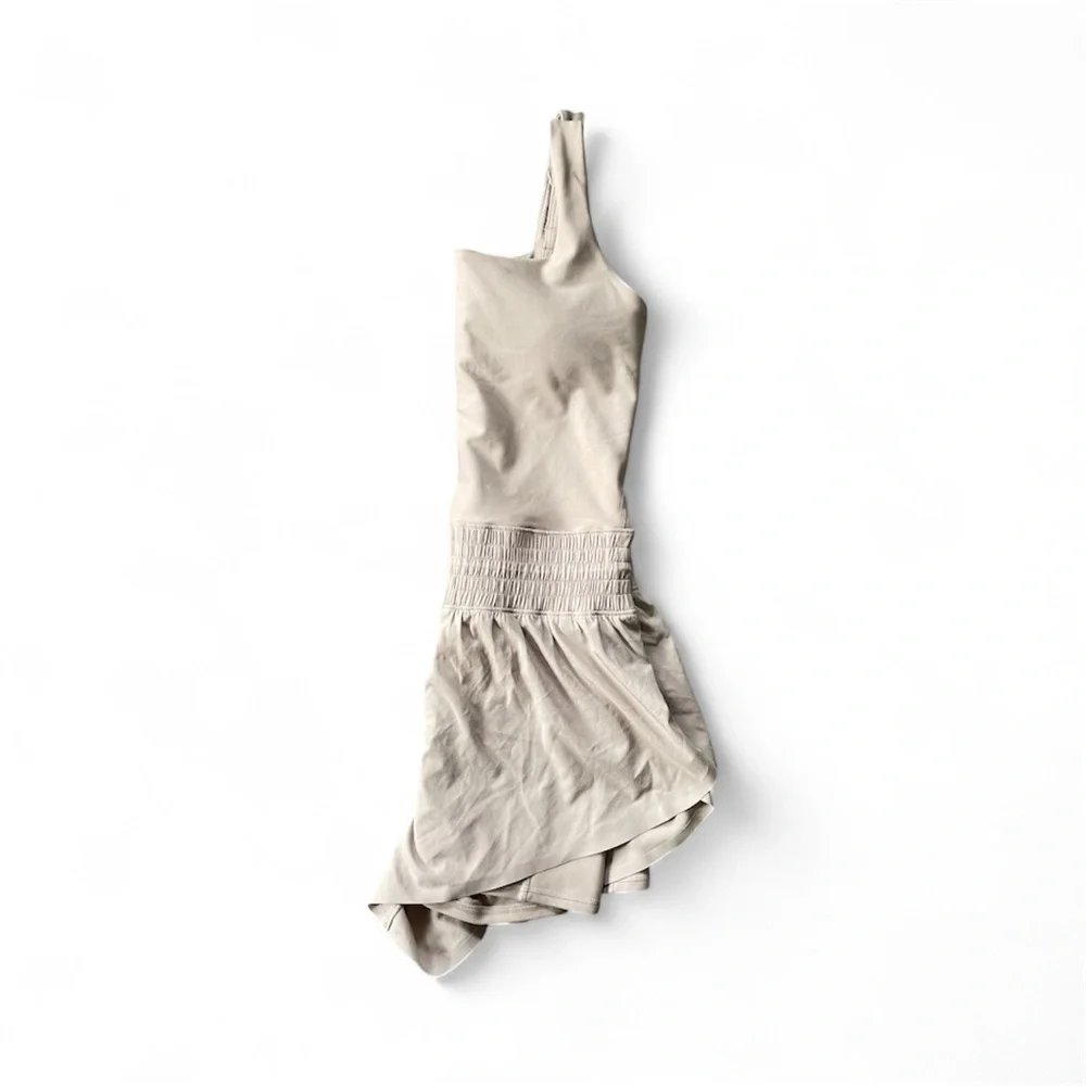 Abercrombie & Fitch YPB SculptLUX Hybrid Flyaway Tennis Gym Athleisure Romper - Picture 4 of 4